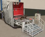 Formenreinigung Druckluftstrahlanlage