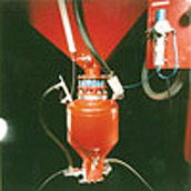 Keramikstrahlanlage Druckstrahlbehälter