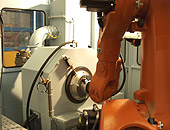 Mini-Roboblaster für Shotpeening